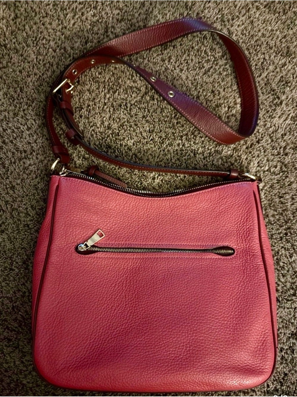 Coach Watermelon Strawberry Pink Ellie File Crossbody - Picture 2 of 12
